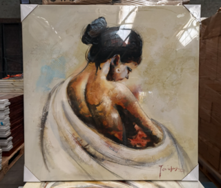 15x Canvas schilderij vrouw 80×80